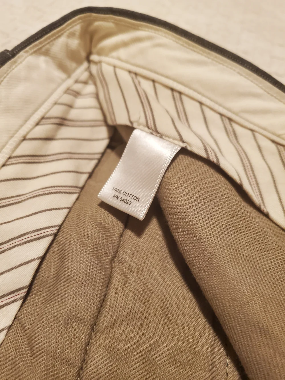 Banana Republic Men's Gray Pinstripe Dress Pants